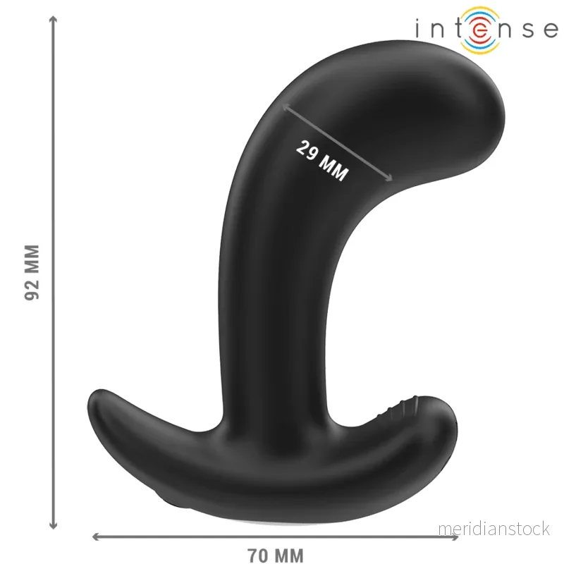 INTENSE - CHANDLER ANAL PLUG 10 VIBRATIONS BLACK REMOTE CONTROL - Bild 2