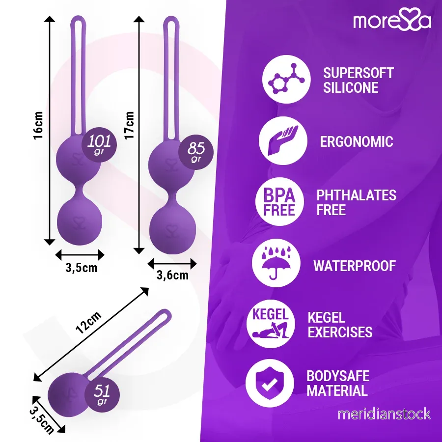 MORESSA - OSIAN SET PREMIUM LILAC SILICONE - Bild 3