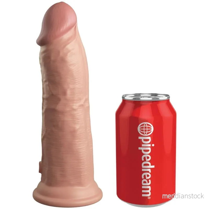 KING COCK - ELITE REALISTIC DILDO VIBRATING & SILICONE 20.3 CM