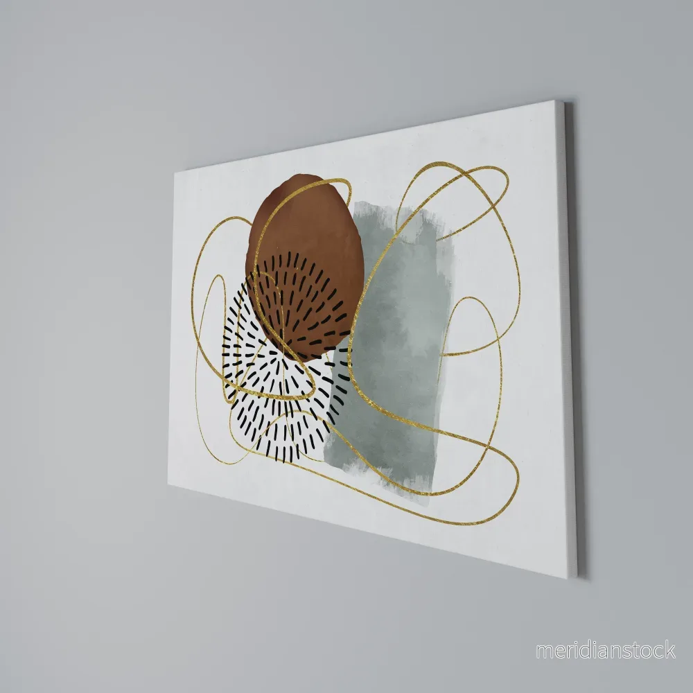 WRAPPED IN SHAPE Horizontal Canvas Print - Bild 3