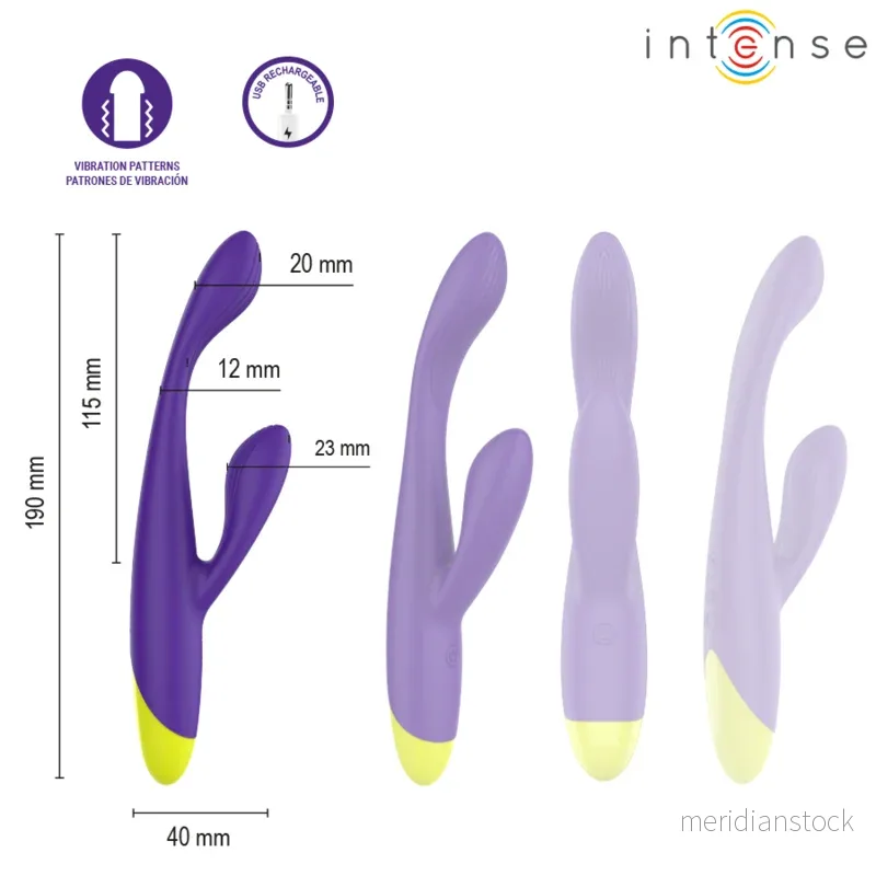 INTENSE - PAOLO RECHARGEABLE RABBIT STIMULATOR FOR G-SPOT AND CLITORIS - Bild 3