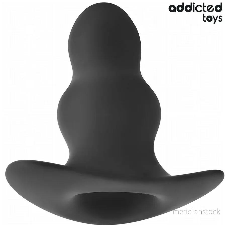 ADDICTED TOYS - HOLLOW ANAL PLUG SILICONE SIZE S 7.3 CM - Bild 2