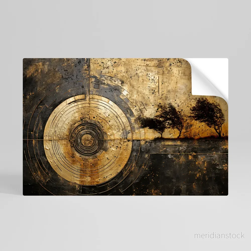 COPPERY EARTHQUAKE Självhäftande Horisontell Poster - Bild 3