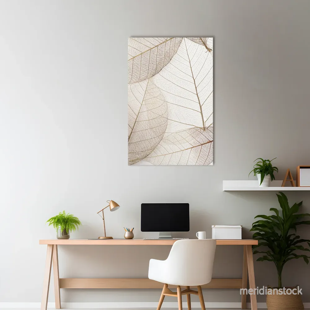 ETHEREAL VEINED GRACE Vertical Canvas Print - Bild 2