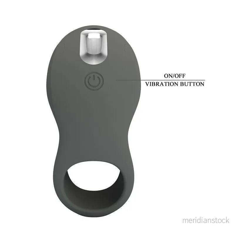 PRETTY LOVE - RECHARGEABLE VIBRATING RING WITH DUAL STIMULATOR - Bild 3