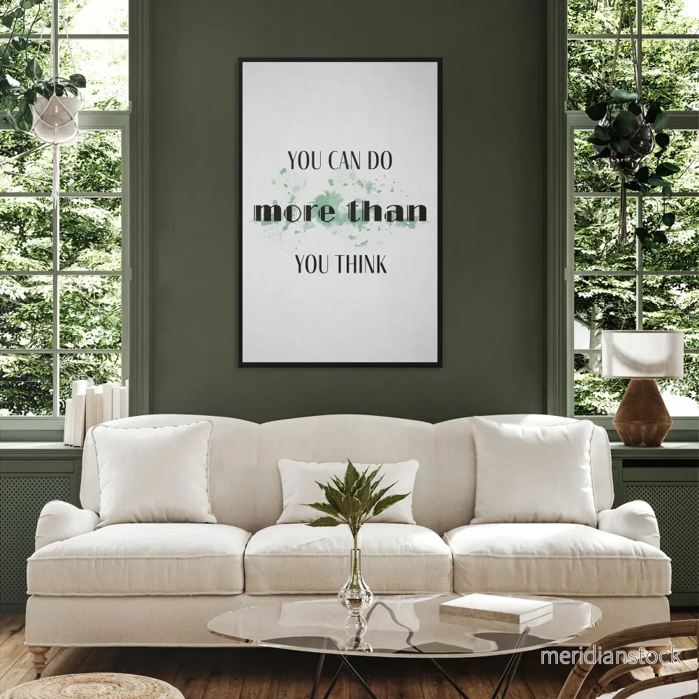 BELIEVE AND ACHIEVE Vertical Canvas Print BELIEVE AND ACHIEVE Vertical Canvas Print