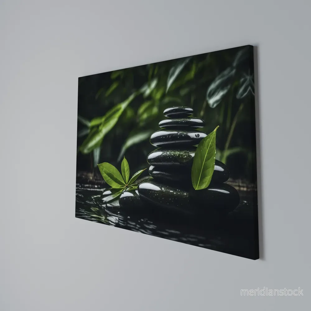 HARMONY STONES Horizontal Canvas Print - Bild 3