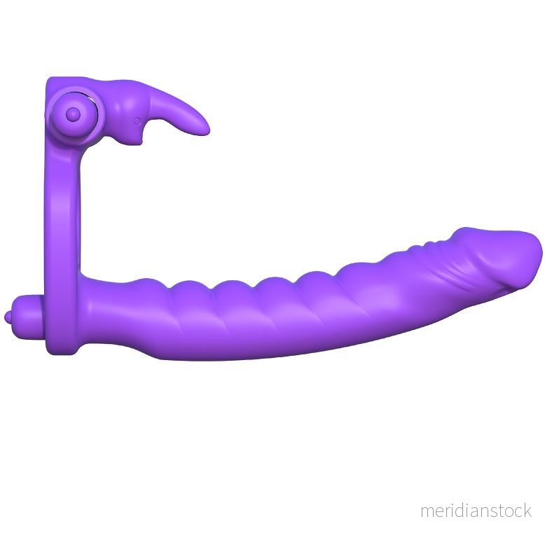 FANTASY C-RINGZ - SILICONE DOUBLE VIBRATOR RABBIT - Bild 2