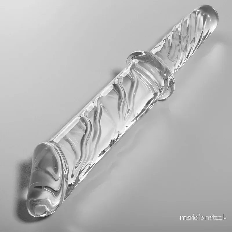NEBULA SERIES BY IBIZA - MODEL 24 DILDO BOROSILICATE GLASS CLEAR 28.5 CM -O- 5 CM - Bild 3