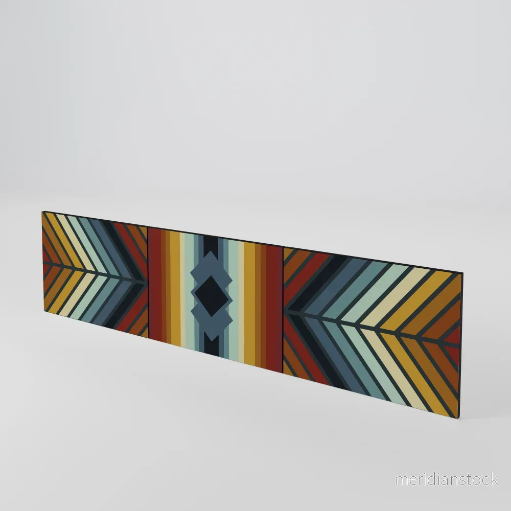 INDIGENOUS ZIGZAG Luckset med 3 dörrar till TV-bänk - Bild 2