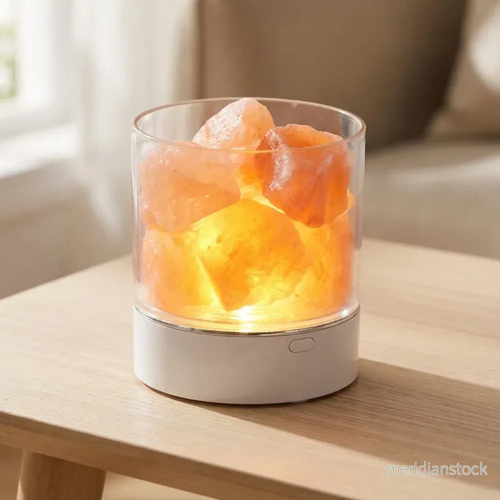 Smart saltlampa med touch – Seravée - Bild 2