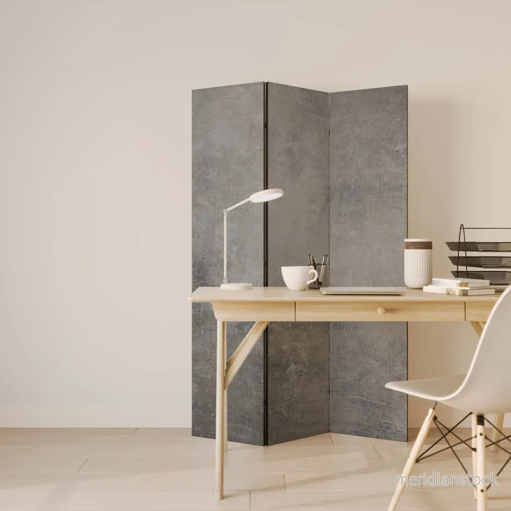 CONCRETE WALL Dekorativ rumsavdelare – 3 paneler - Bild 3