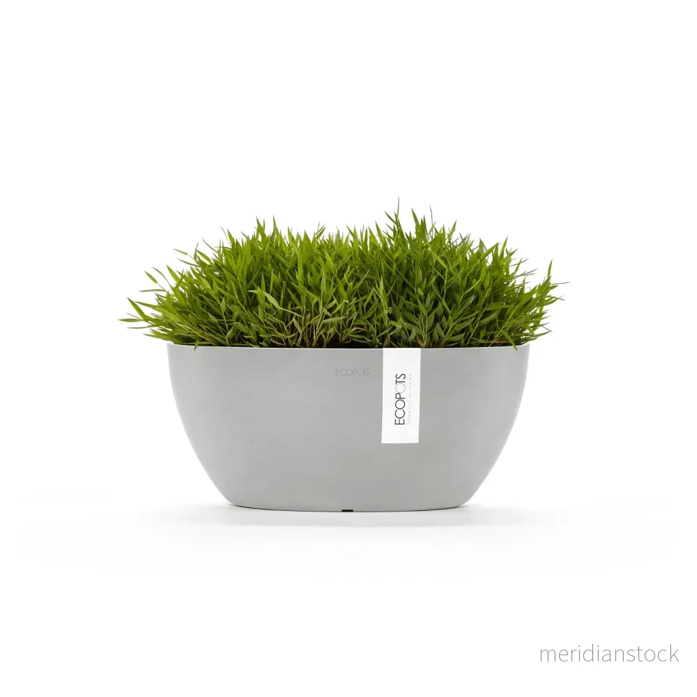 Kruka Sofia 30cm vitgrå Kruka Sofia 30cm vitgrå