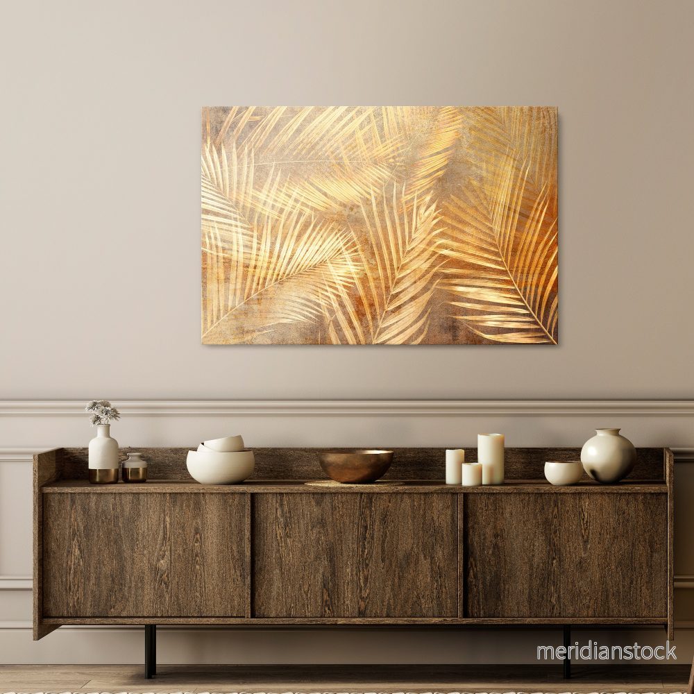 GOLDEN PALM DREAMSCAPE Horizontal Canvas Print - Bild 2