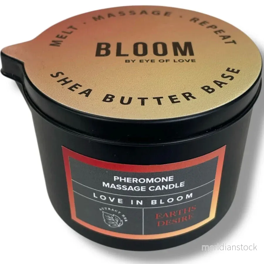 EYE OF LOVE - BLOOM MASSAGE CANDLE SATIVA EARTHS DESIRE 150 ML - Bild 2