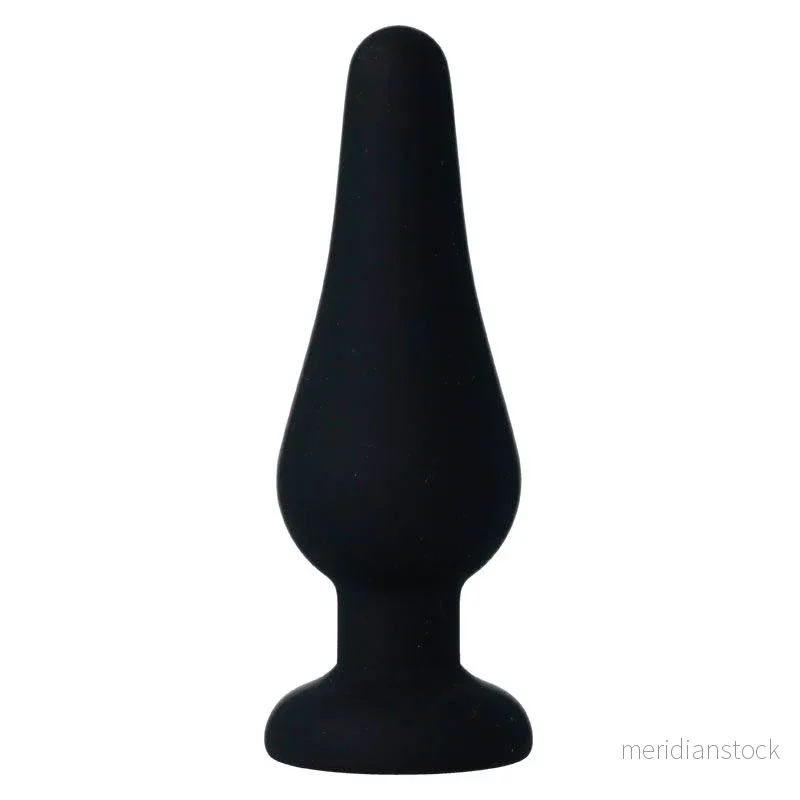 INTENSE - ANAL PLUG PIPO M BLACK SILICONE 11 CM - Bild 2