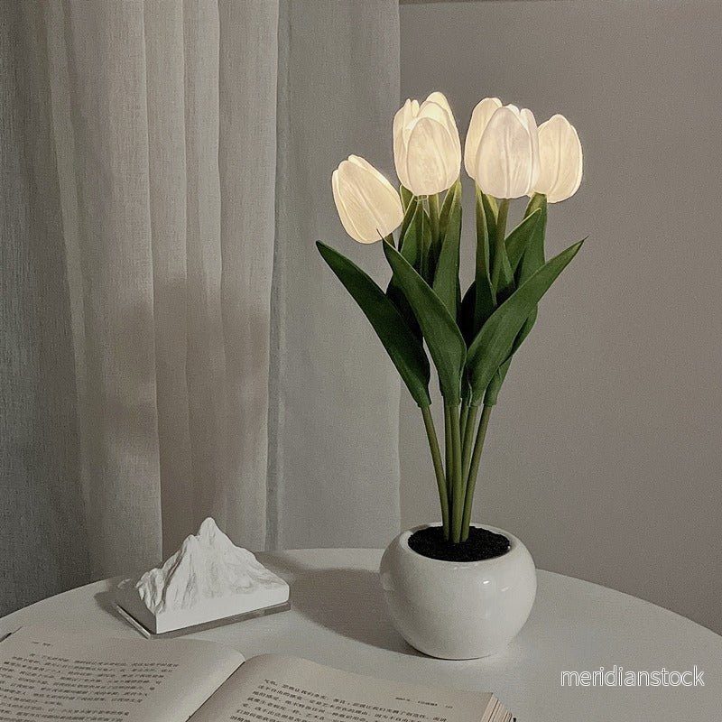 Dekorativ LED-tulpanbordslampa – Florima - Bild 3