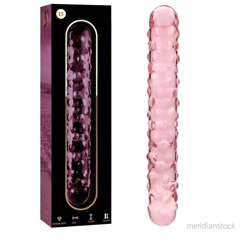NEBULA SERIES BY IBIZA - MODEL 15 DILDO BOROSILICATE GLASS CLEAR 18.5 CM -O- 3 CM - Bild 2
