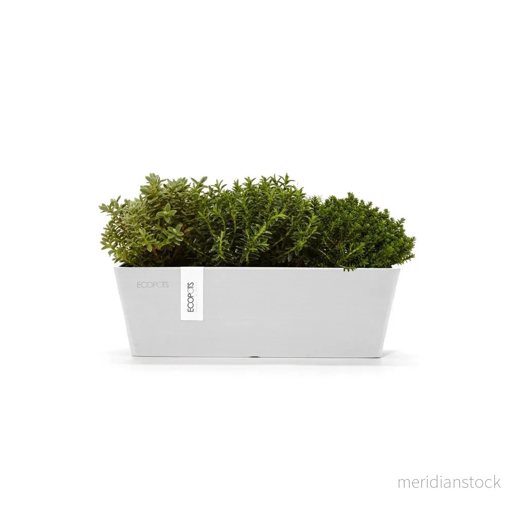Kruka Bruge mini 25cm vit