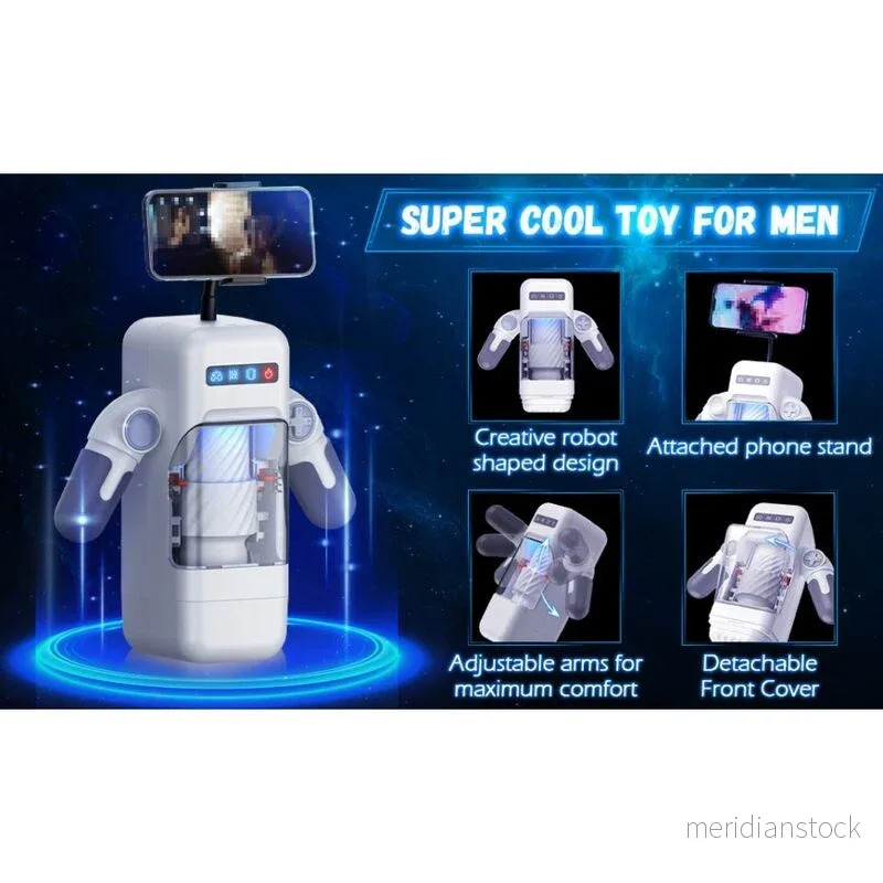 GAME CUP - THRUSTING VIBRATION MASTURBATOR WITH HEATING FUNCTION AND MOBILE SUPPORT - BLACK - Bild 2
