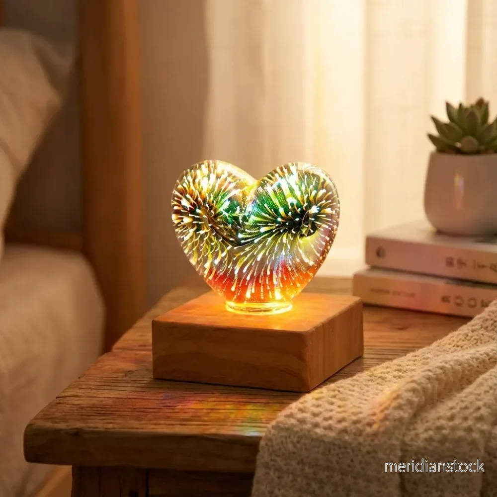 Hjärtformad LED-lampa – Heartflare