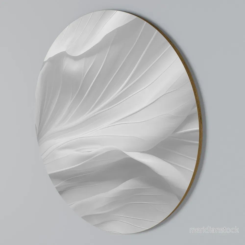 SILKEN SERENITY Rund väggdekor