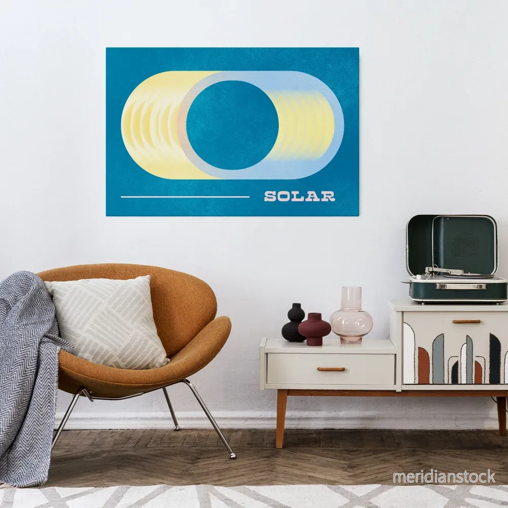 SOLAR APERTURE Horizontal Canvas Print - Bild 2