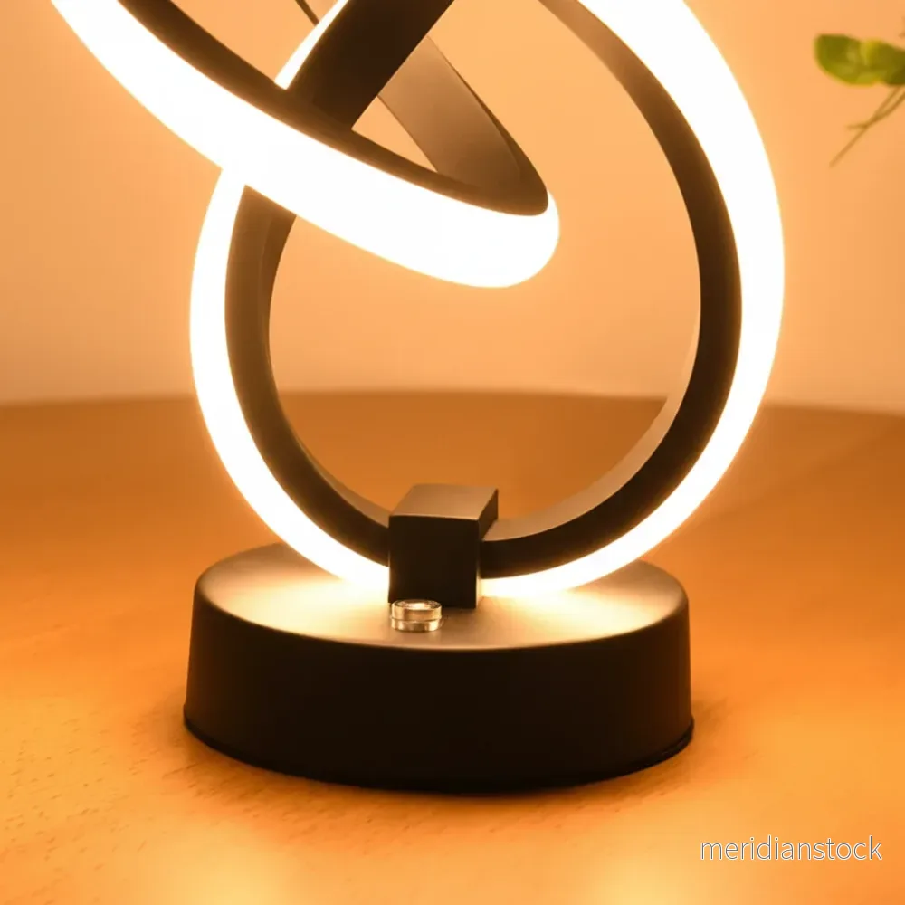Modern dimbar bordslampa - LoopLume - Bild 3