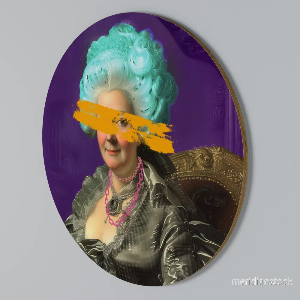 BAROQUE CHIC Rund väggdekor