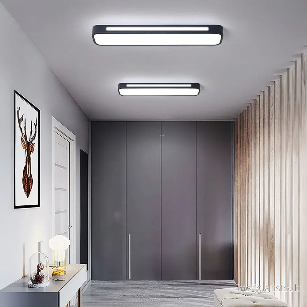 Taklampa LED avlång – modern rektangulär plafond Taklampa LED avlång – modern rektangulär plafond