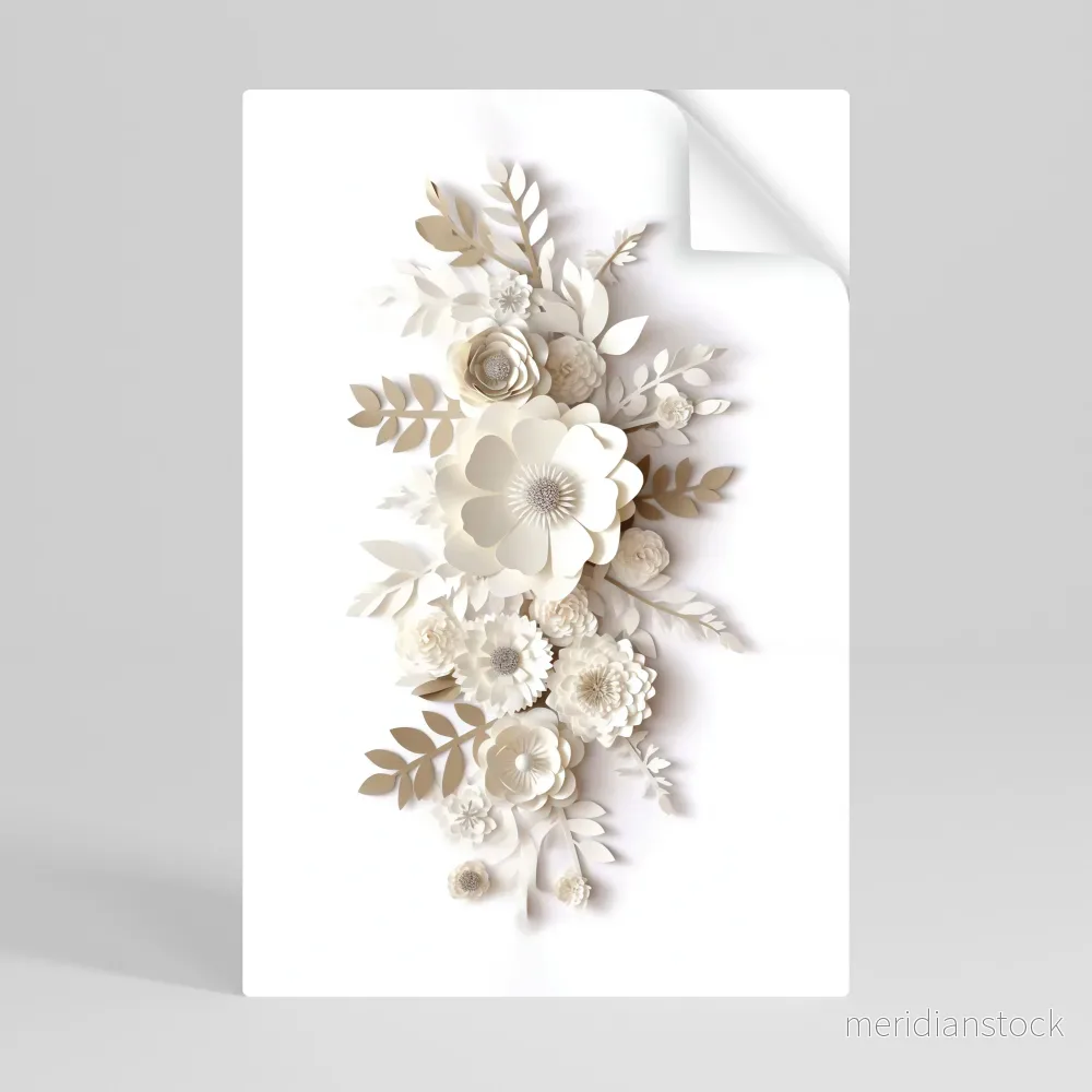 BLUSHING BOUQUET Självhäftande Vertikal Poster