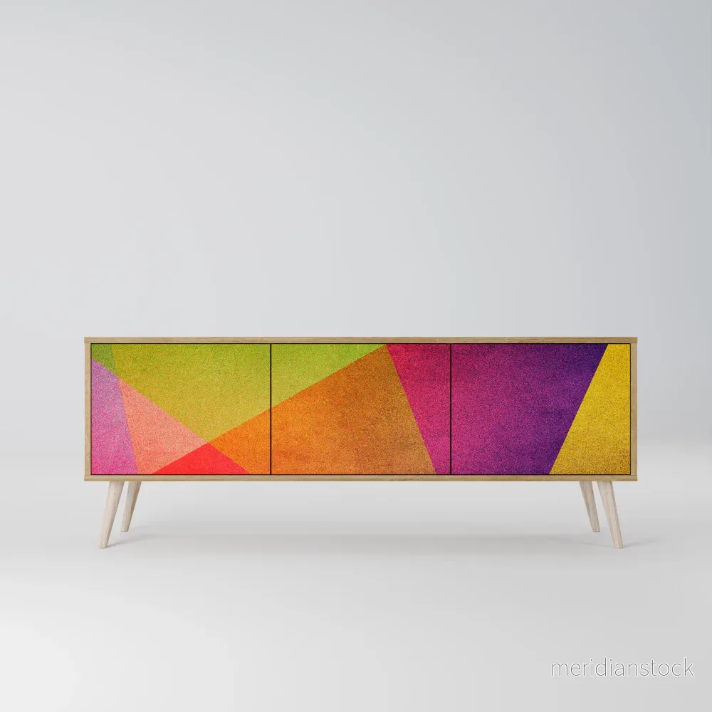 VIVID GEOMETRY TV-bänk med 3 dörrar - Bild 2