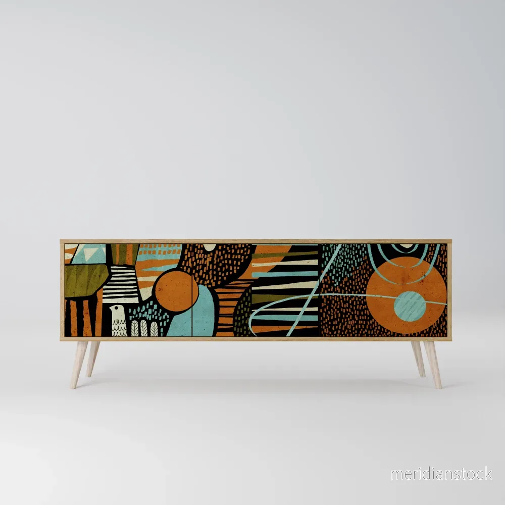 GEODE GLIMMER TV-bänk med 3 dörrar - Bild 2