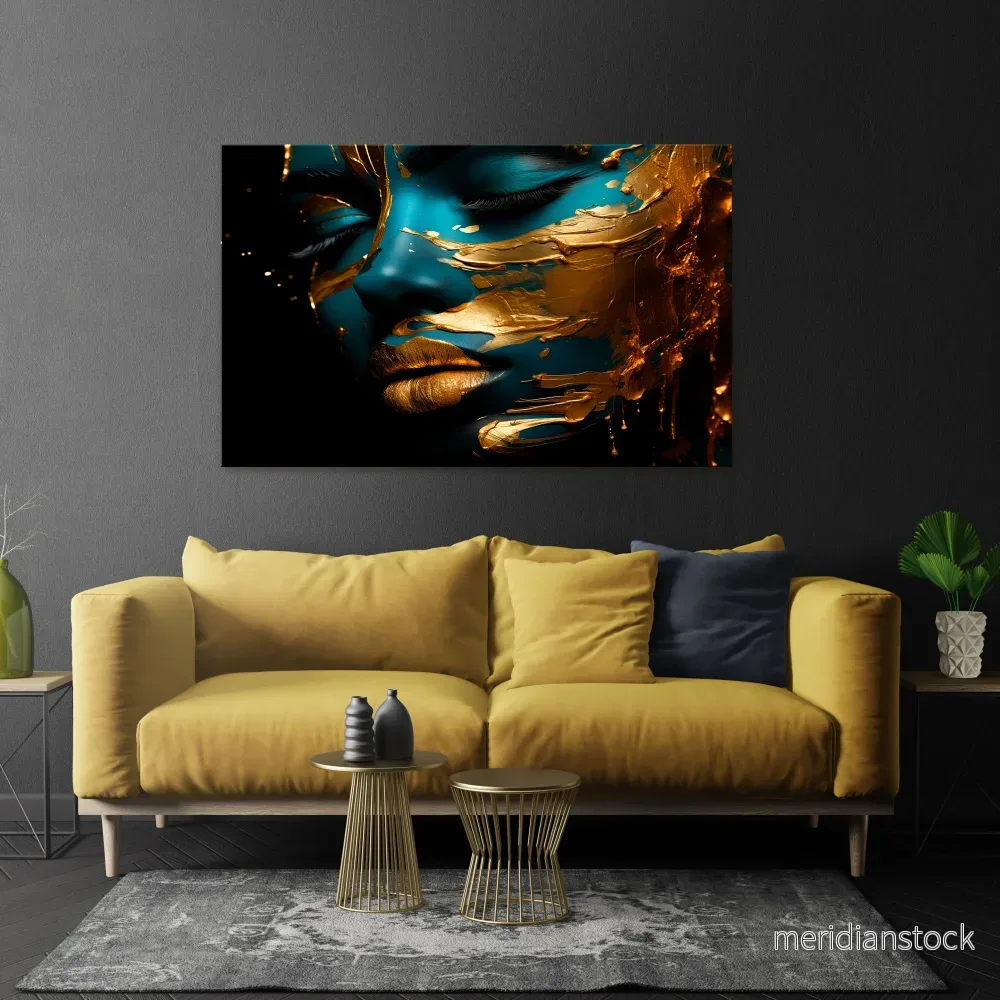GLOWING ELEGANCE Horizontal Canvas Print