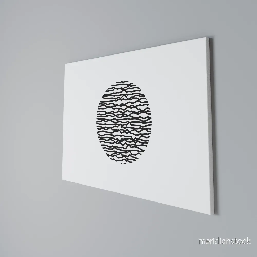 LUNA LINES Horizontal Canvas Print - Bild 3