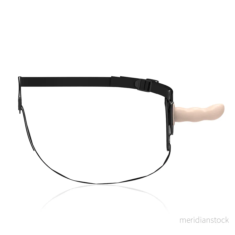 FETISH SUBMISSIVE HARNESS - FLESH SILICONE G-SPOT 12.5 CM - Bild 3
