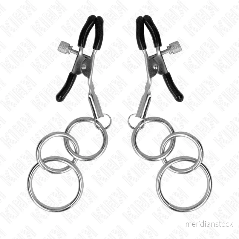 KINK - 3 O-RING NIPPLE CLAMP 6 CM - Bild 3