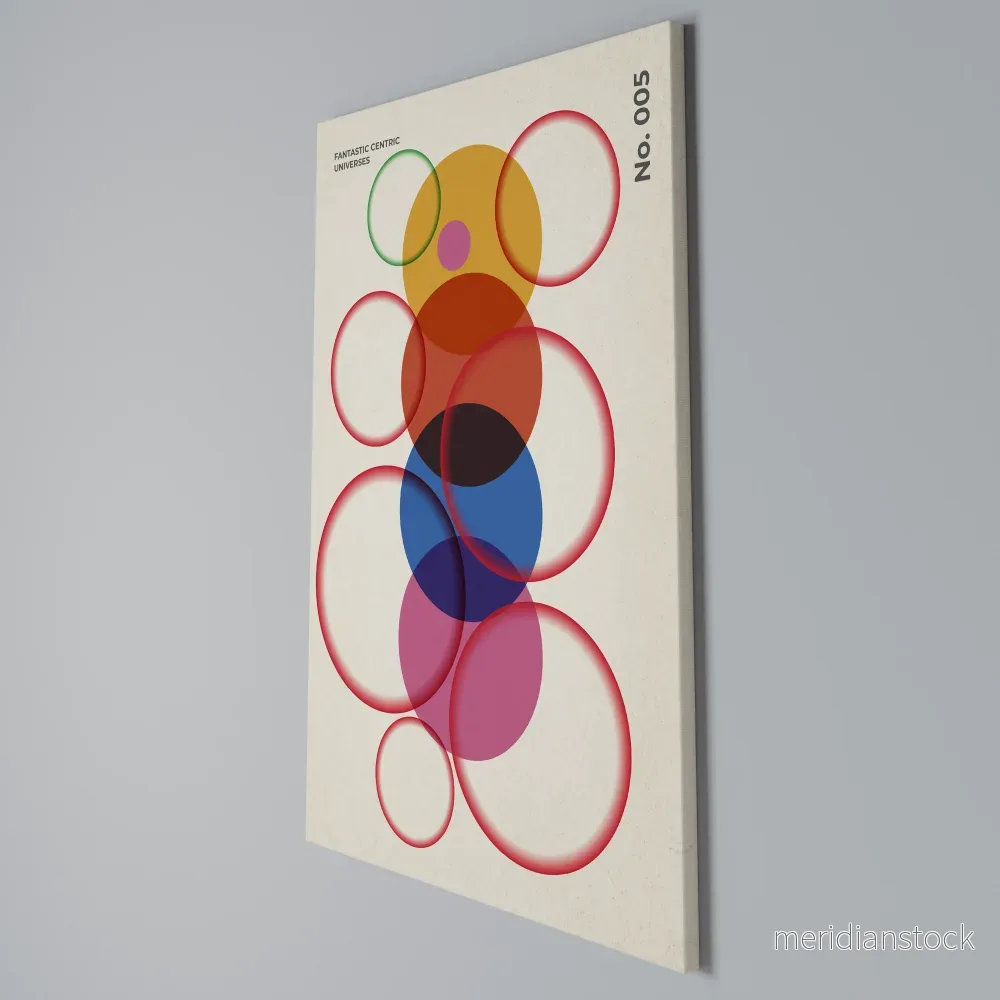 FANTASTIC UNIVERSES Vertical Canvas Print - Bild 3