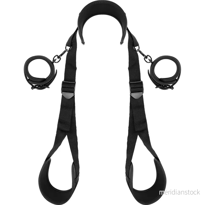 FETISH SUBMISSIVE - OPEN LEGS POSITION WITH NOPRENE LINING HANDCUFFS - Bild 3