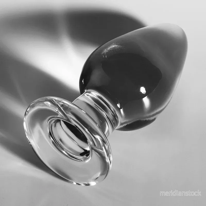 NEBULA SERIES BY IBIZA - MODEL 3 ANAL PLUG BOROSILICATE GLASS TRANSPARENT 11 CM -O- 5 CM - Bild 3
