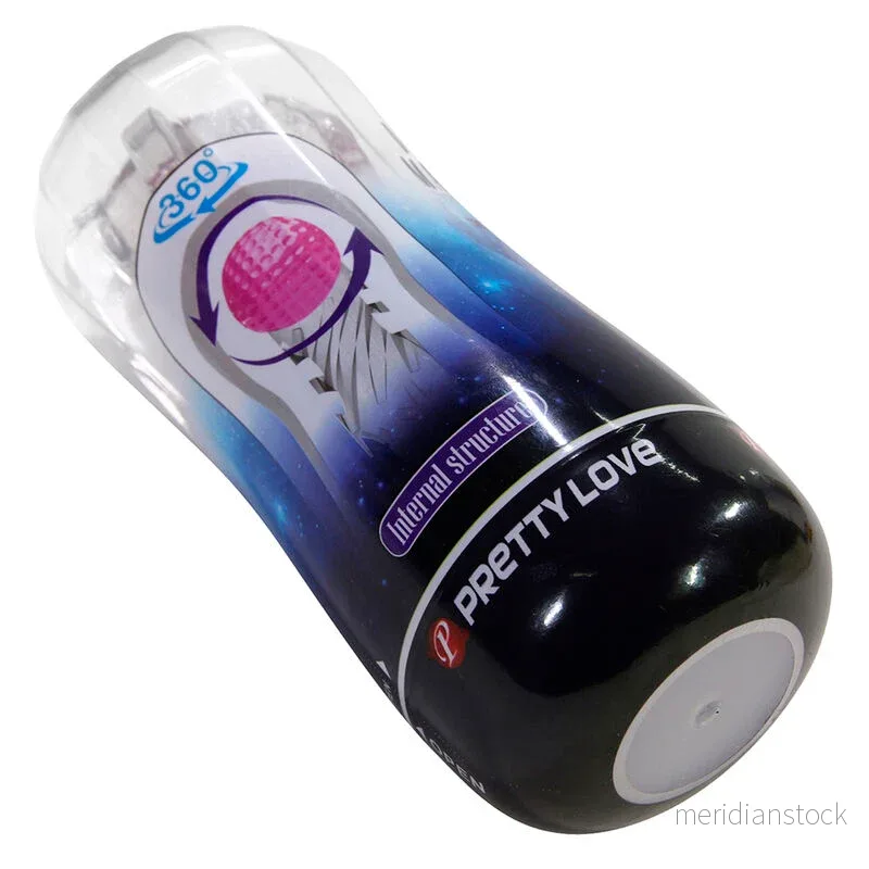 PRETTY LOVE - 360º TEXTURED MASTURBATION CUP CLEAR - Bild 3