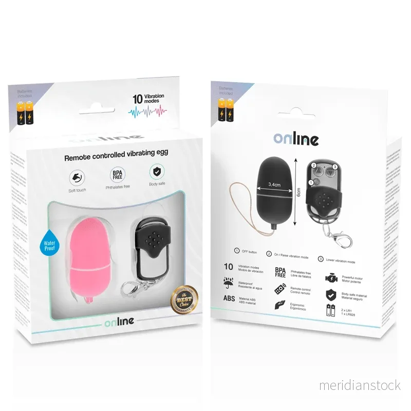 ONLINE - REMOTE CONTROL VIBRATING EGG M PINK - Bild 2