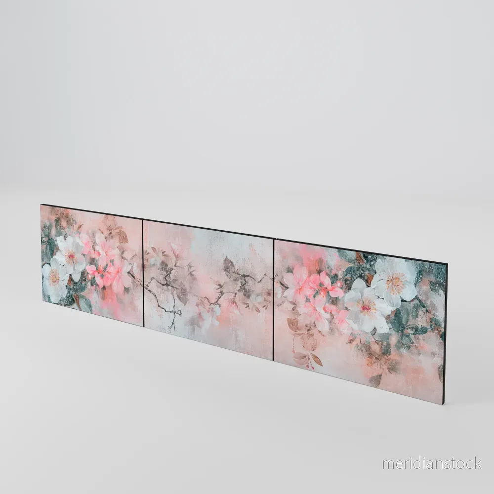 CHERRY BLOSSOM Luckset med 3 dörrar till TV-bänk - Bild 2