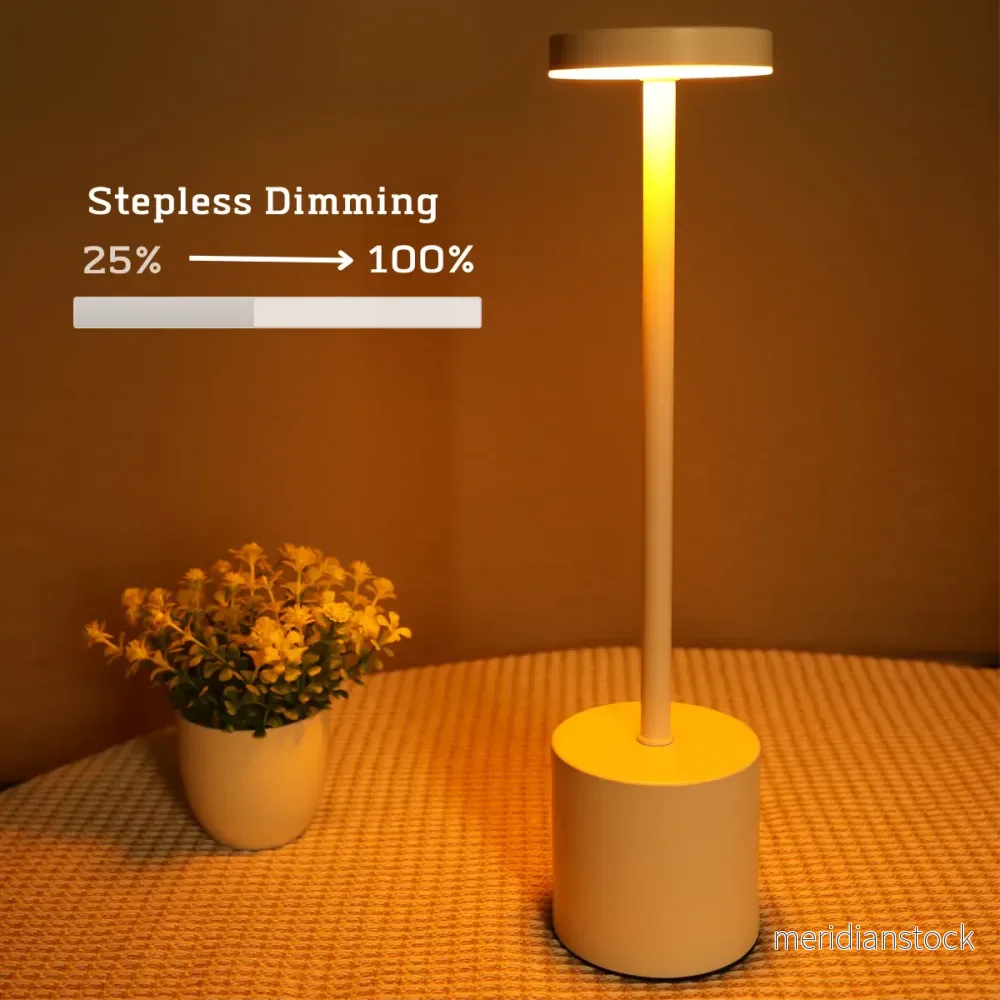 Trådlös metall-LED-bordslampa - LumiMetal - Bild 2