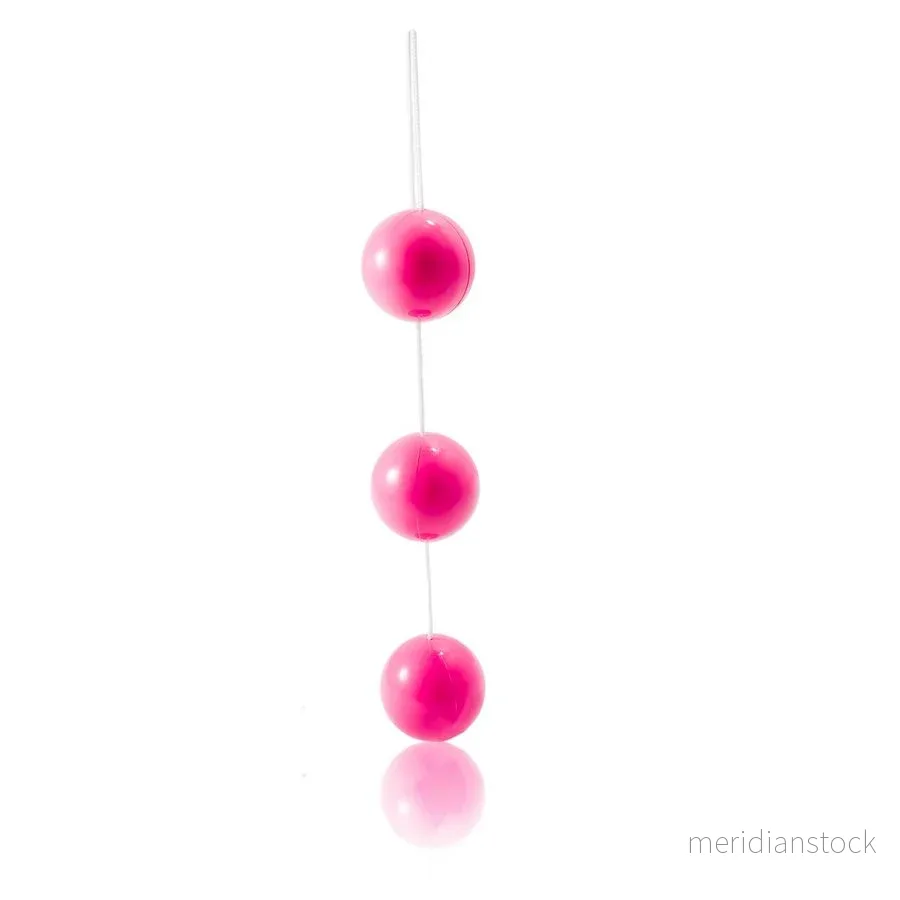BAILE Strip Pink Anal Balls - ABS Material for Ultimate Pleasure