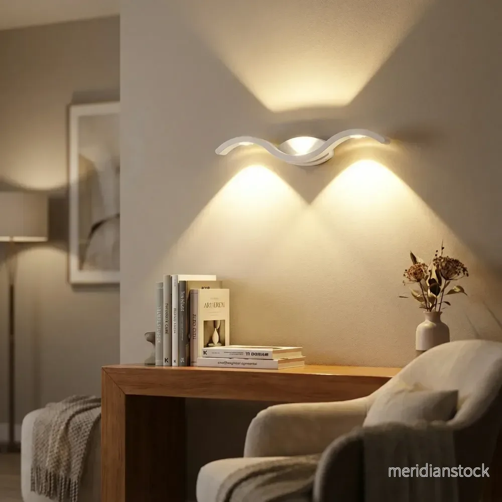 LED-vägglampa med dubbelstråle – Solivio