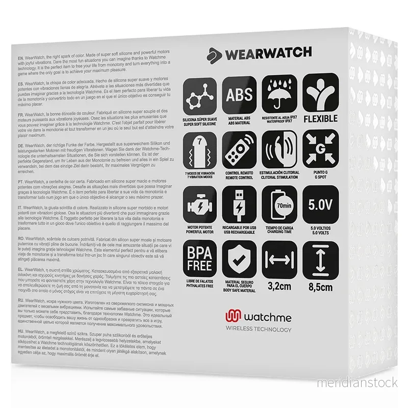 WEARWATCH - WATCHME DUAL TECHNOLOGY VIBRATOR INDIGO/SNOW - Bild 3