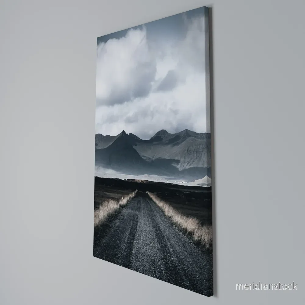 FOGBOUND HEIGHTS Vertical Canvas Print - Bild 3