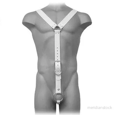 LEATHER BODY - HARNESS MEN WHITE - Bild 2