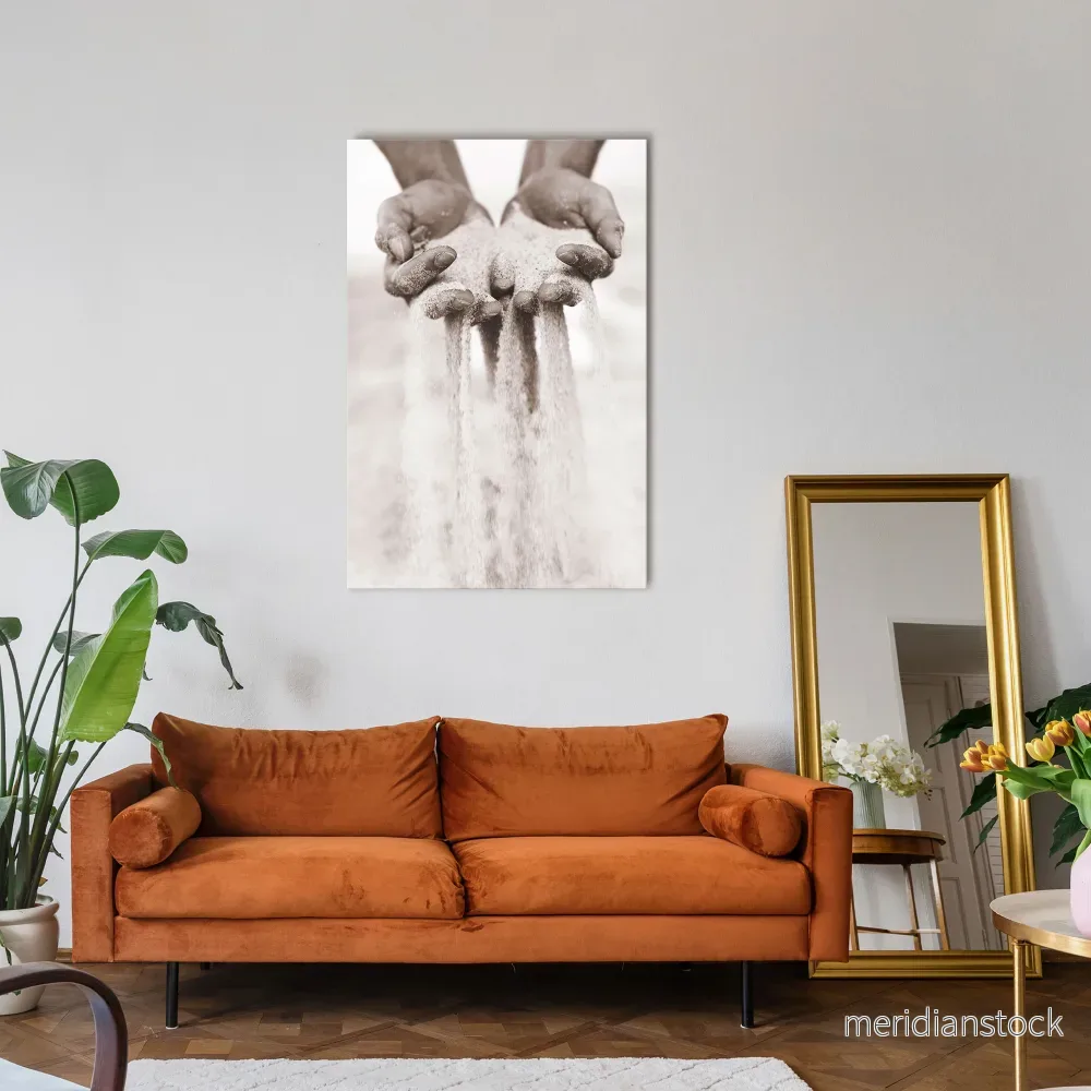 HANDS OF FATE Vertical Canvas Print